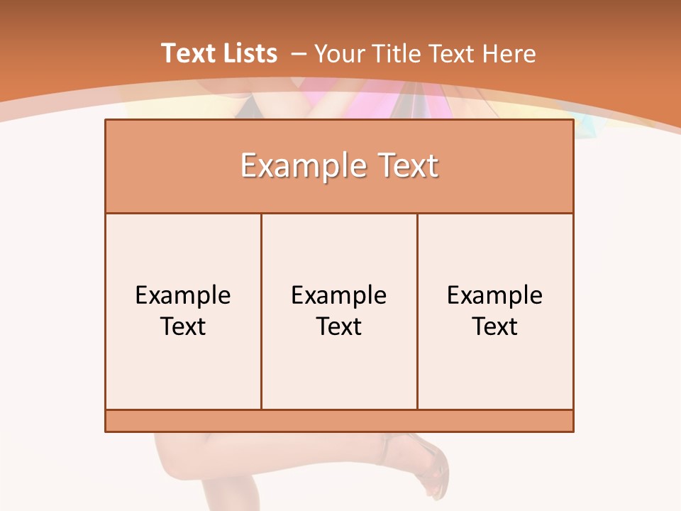 Fashion Happy Person PowerPoint Template