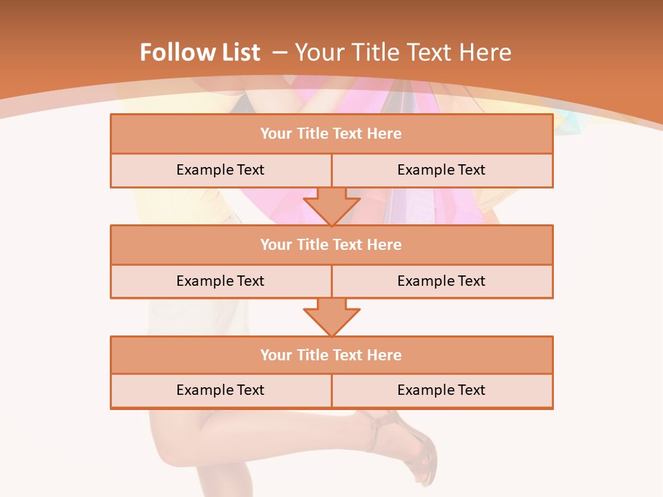 Fashion Happy Person PowerPoint Template