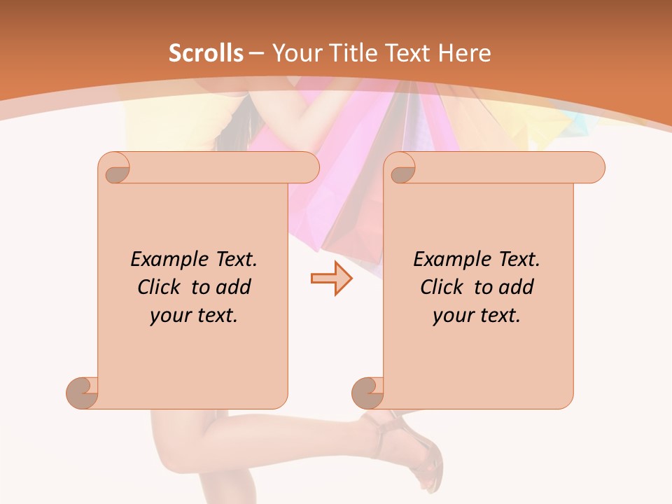 Fashion Happy Person PowerPoint Template