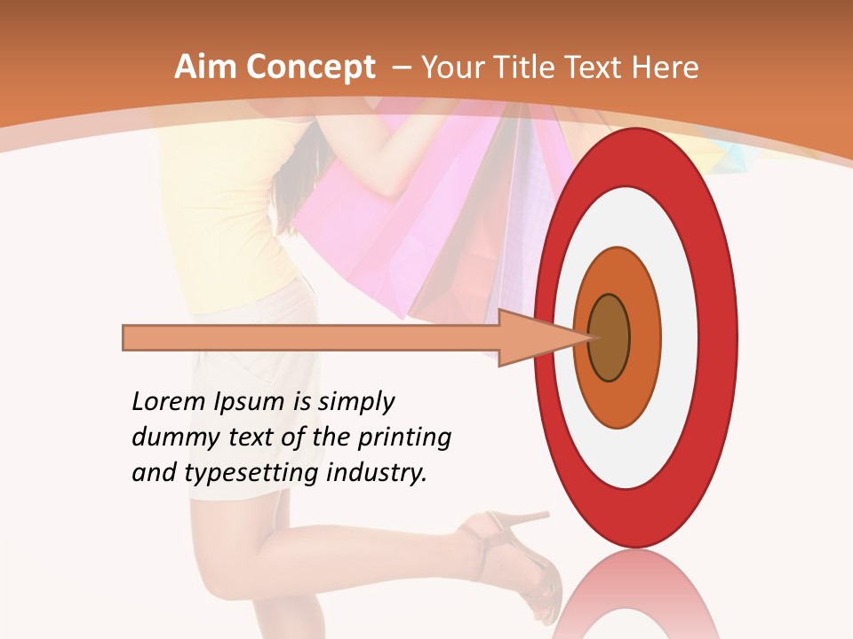 Fashion Happy Person PowerPoint Template