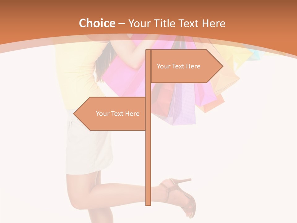 Fashion Happy Person PowerPoint Template