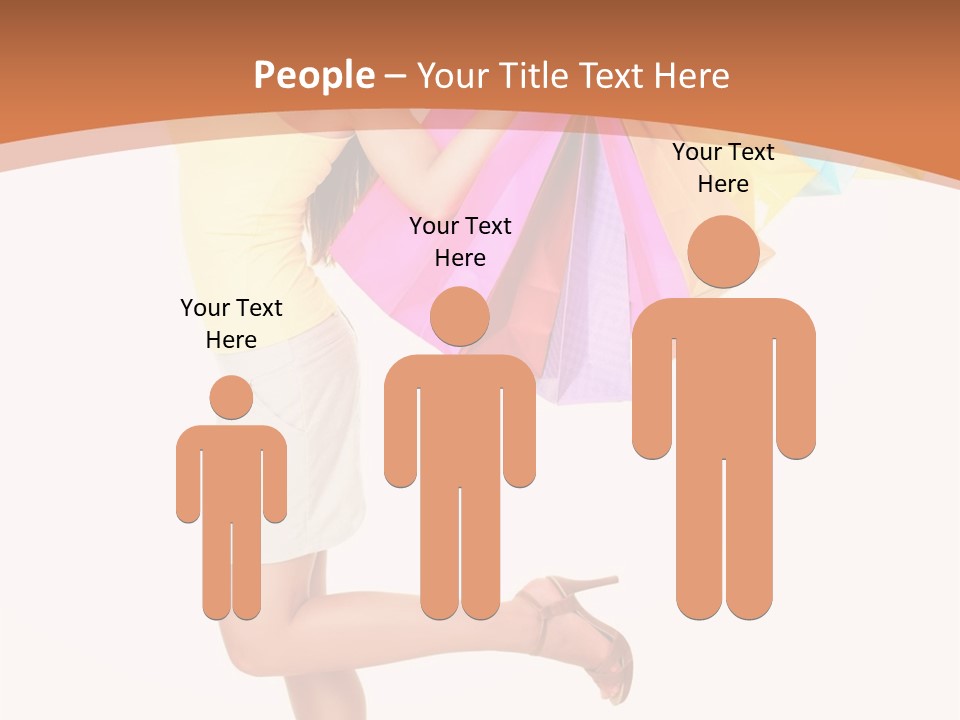 Fashion Happy Person PowerPoint Template