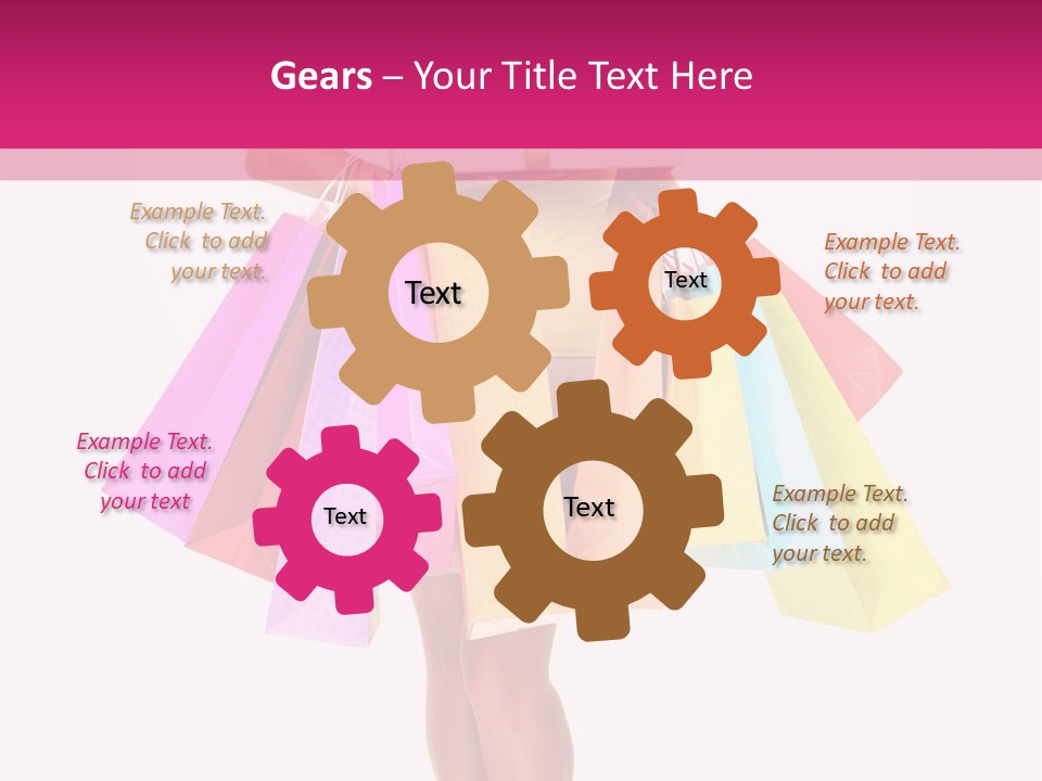 Isolated Ecstatic Expression PowerPoint Template