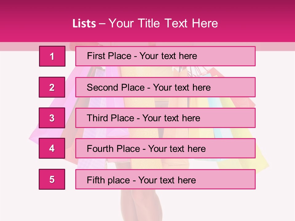 Isolated Ecstatic Expression PowerPoint Template