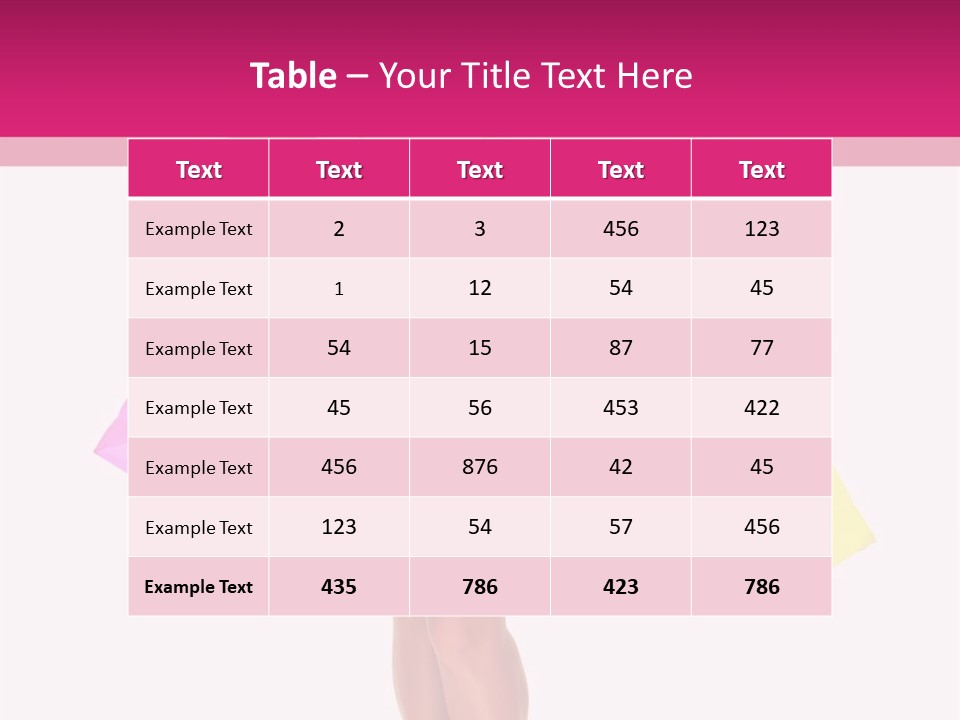 Isolated Ecstatic Expression PowerPoint Template
