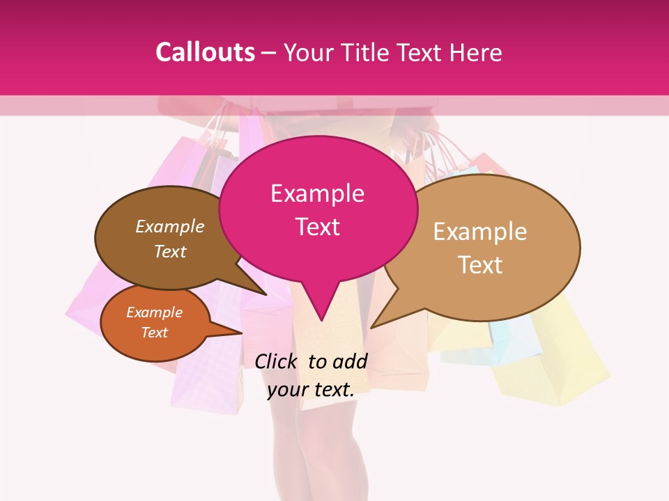 Isolated Ecstatic Expression PowerPoint Template