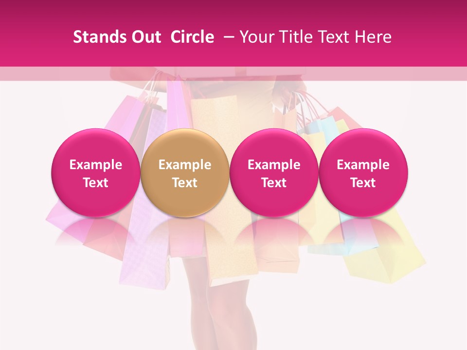 Isolated Ecstatic Expression PowerPoint Template