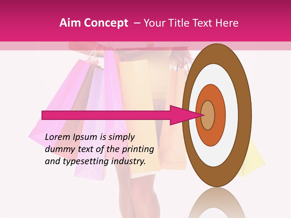 Isolated Ecstatic Expression PowerPoint Template