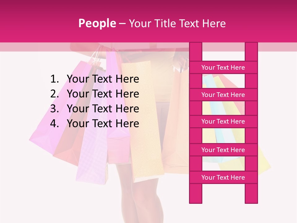 Isolated Ecstatic Expression PowerPoint Template