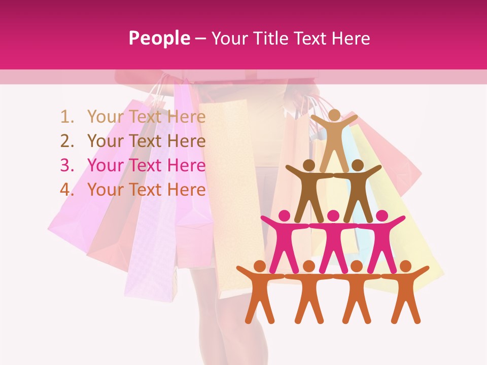 Isolated Ecstatic Expression PowerPoint Template