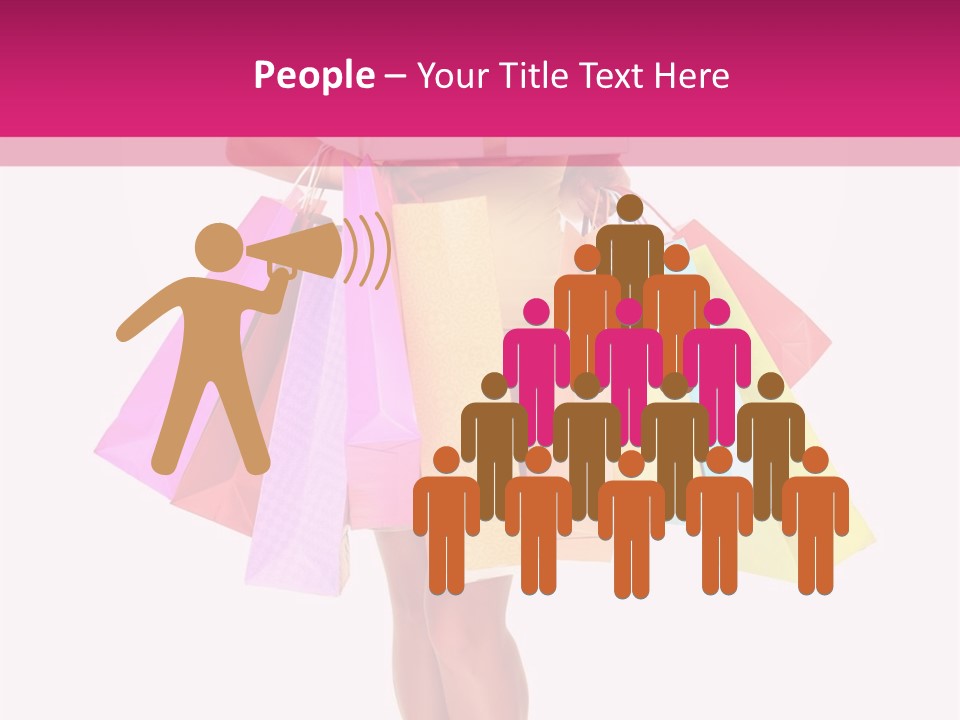 Isolated Ecstatic Expression PowerPoint Template