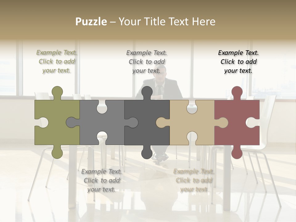 Success Positive Caucasian PowerPoint Template