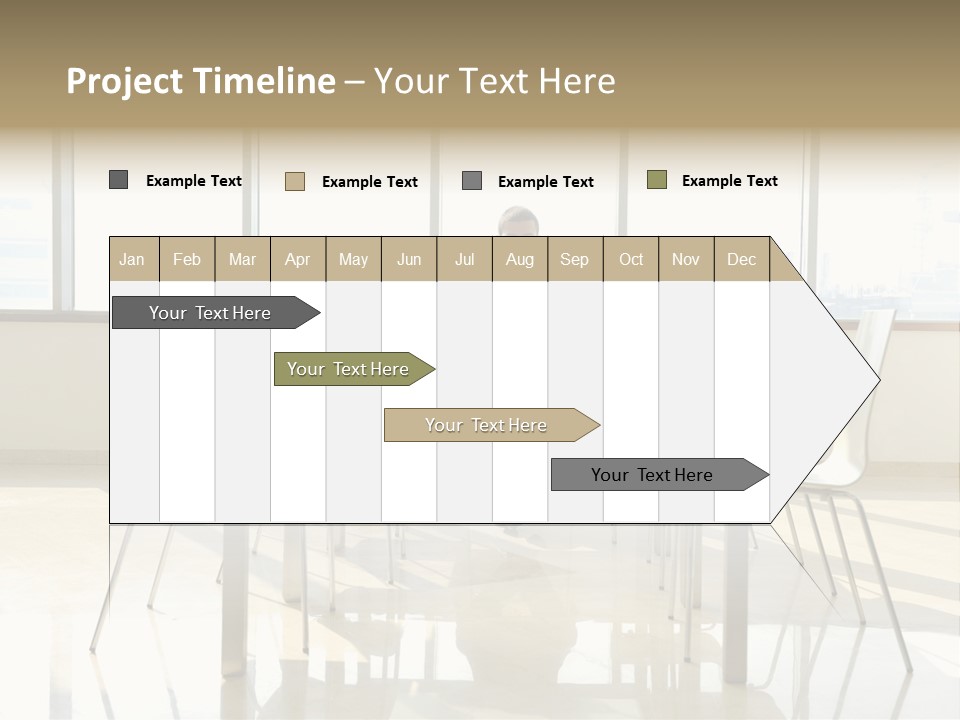 Success Positive Caucasian PowerPoint Template