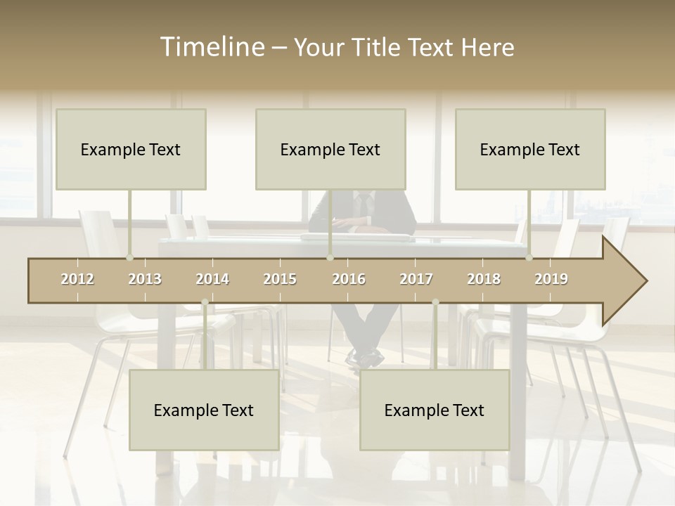 Success Positive Caucasian PowerPoint Template