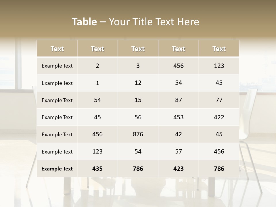 Success Positive Caucasian PowerPoint Template