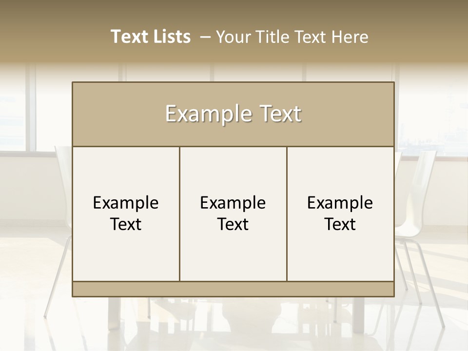 Success Positive Caucasian PowerPoint Template