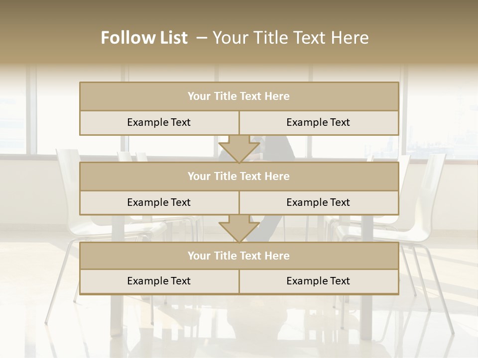 Success Positive Caucasian PowerPoint Template