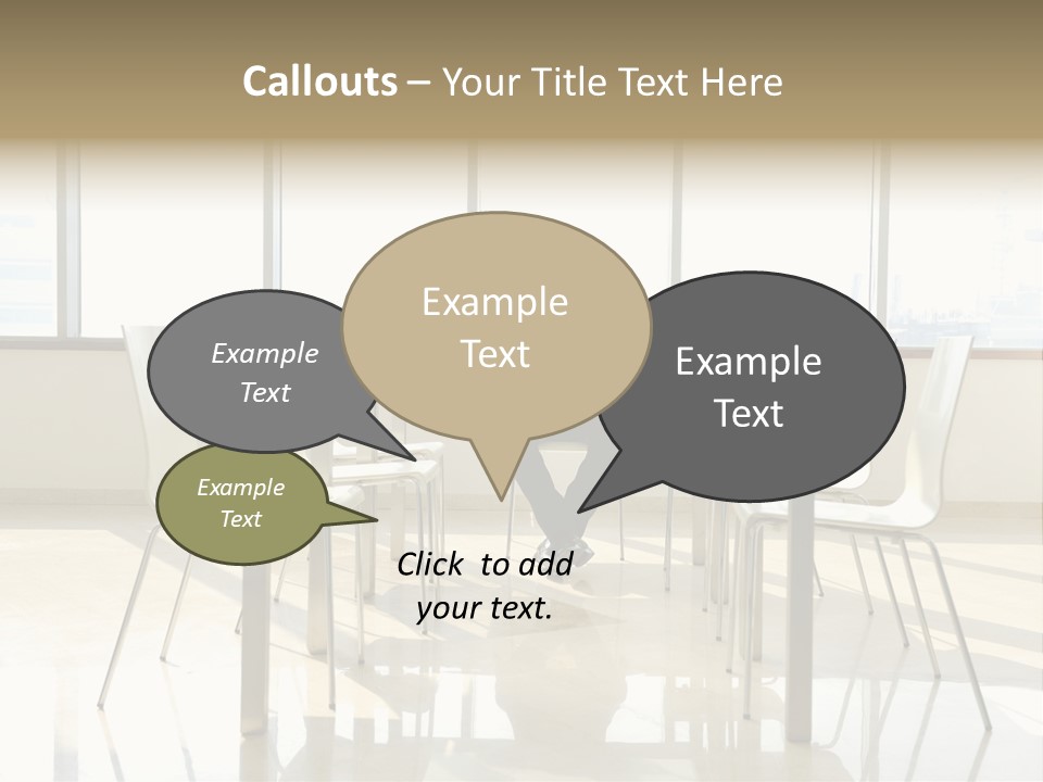 Success Positive Caucasian PowerPoint Template