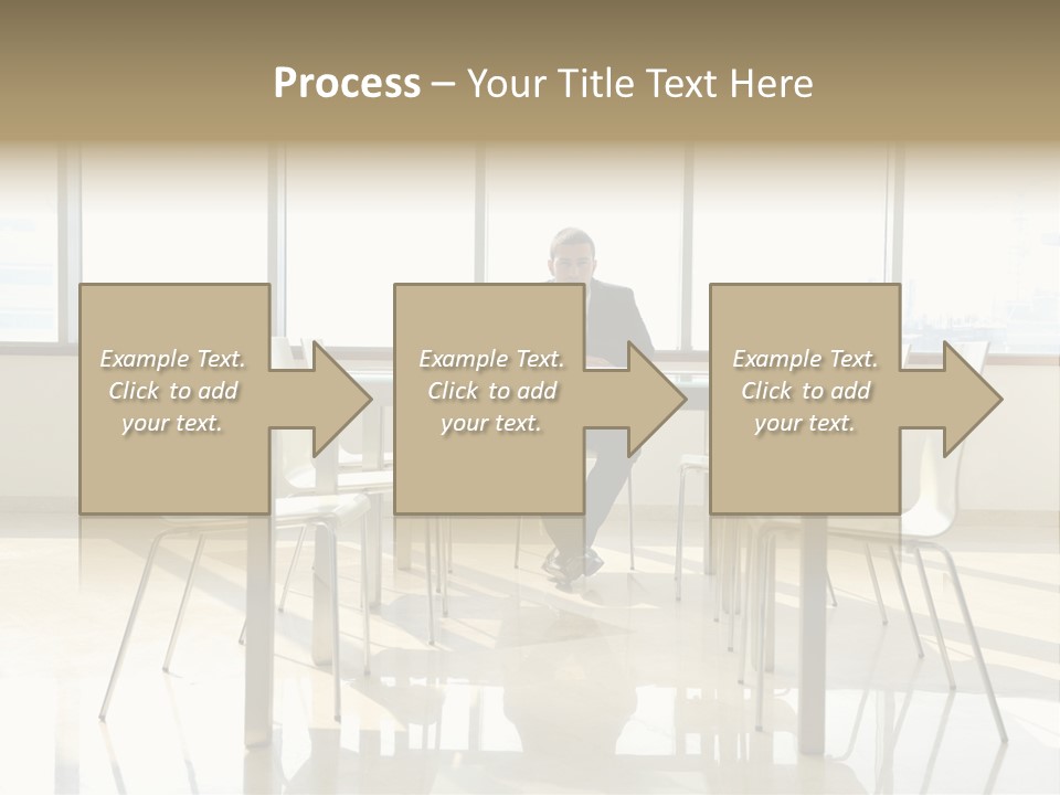 Success Positive Caucasian PowerPoint Template