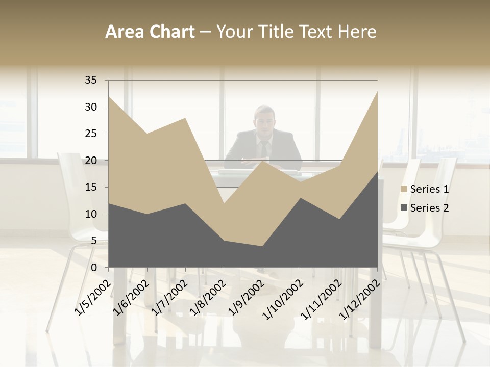 Success Positive Caucasian PowerPoint Template
