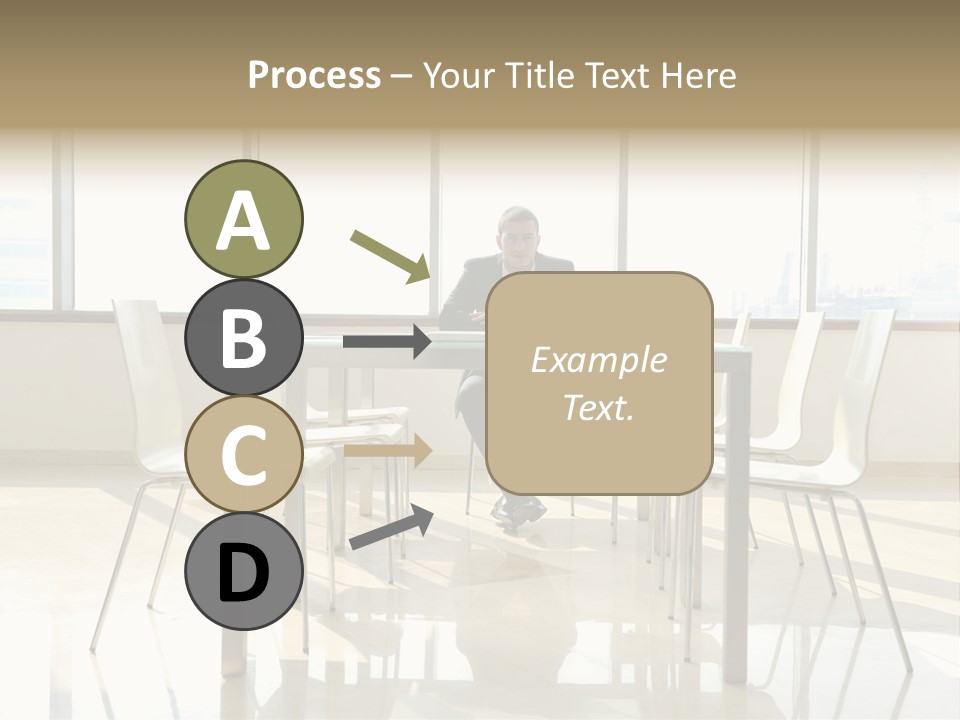 Success Positive Caucasian PowerPoint Template