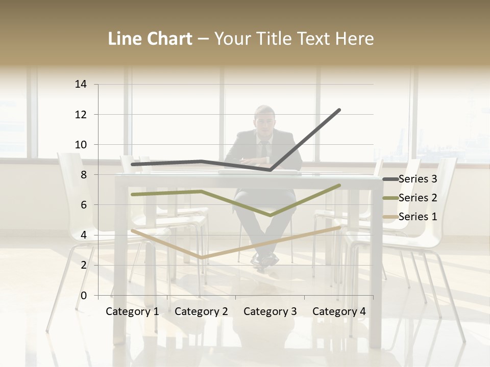 Success Positive Caucasian PowerPoint Template