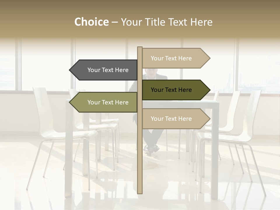 Success Positive Caucasian PowerPoint Template