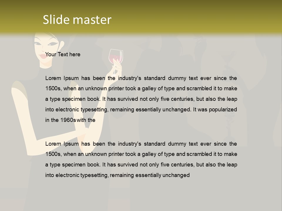 Talk Friends Beauty PowerPoint Template