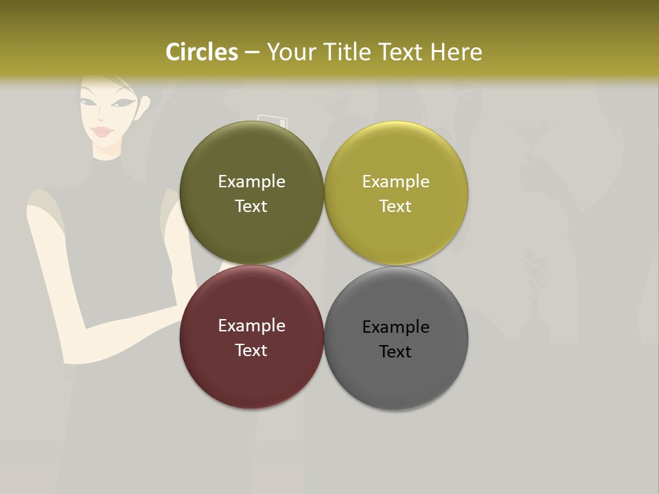 Talk Friends Beauty PowerPoint Template