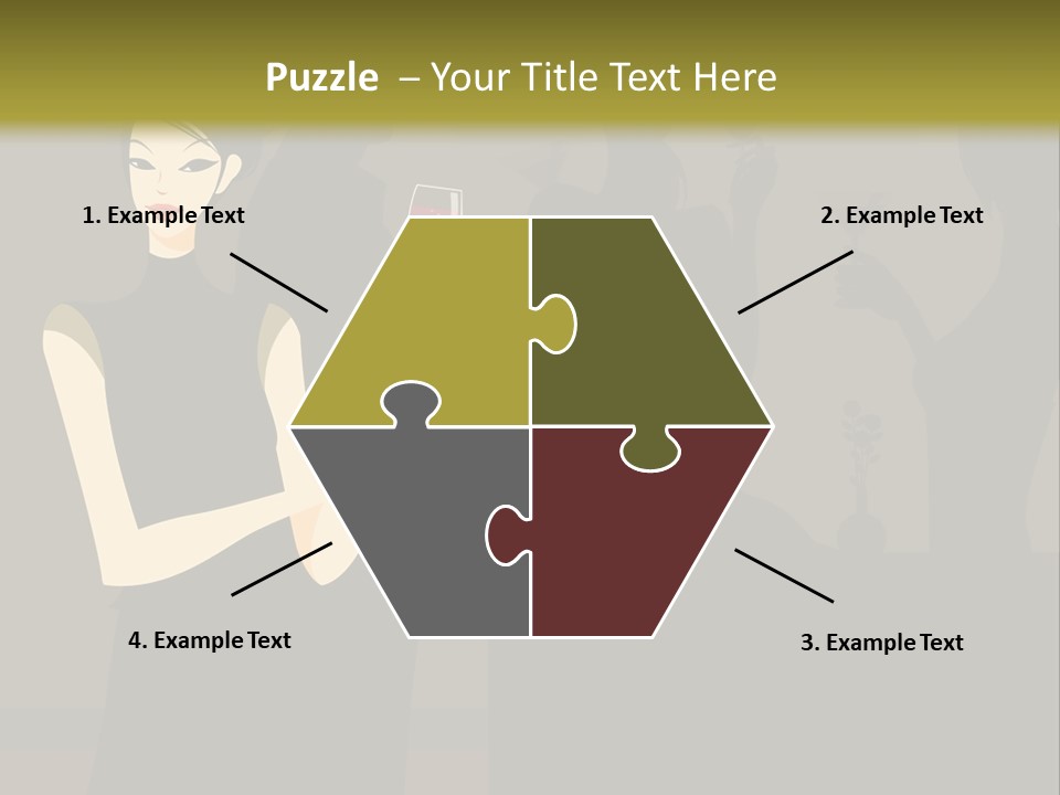 Talk Friends Beauty PowerPoint Template