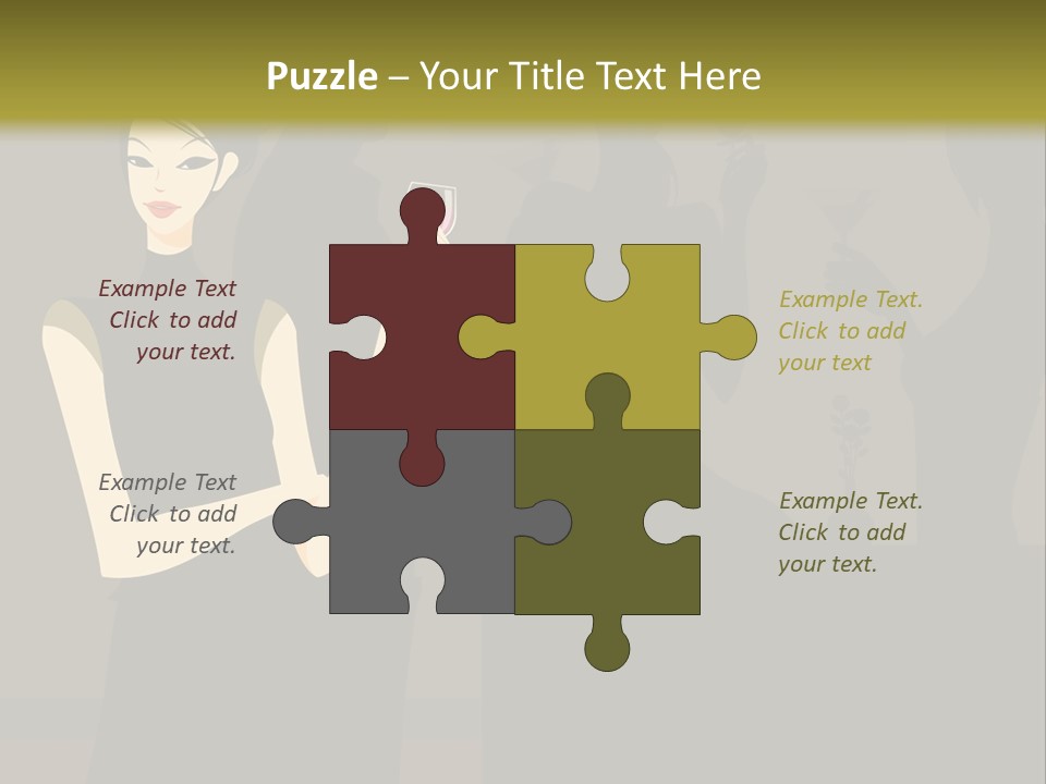 Talk Friends Beauty PowerPoint Template