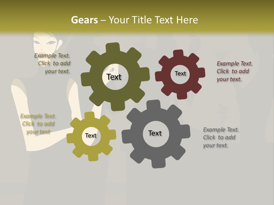 Talk Friends Beauty PowerPoint Template