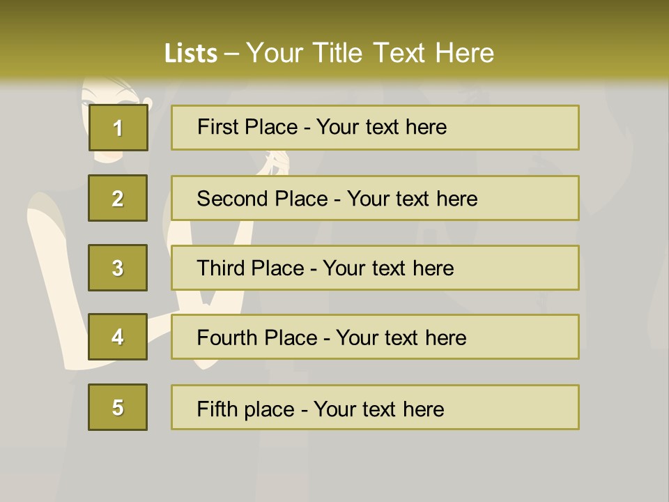 Talk Friends Beauty PowerPoint Template