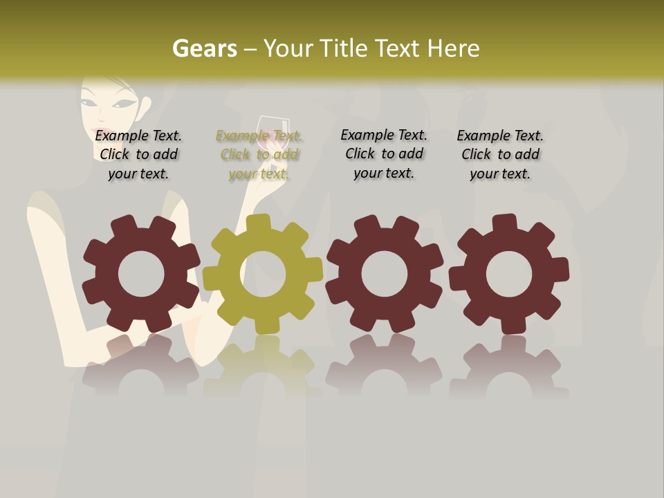 Talk Friends Beauty PowerPoint Template