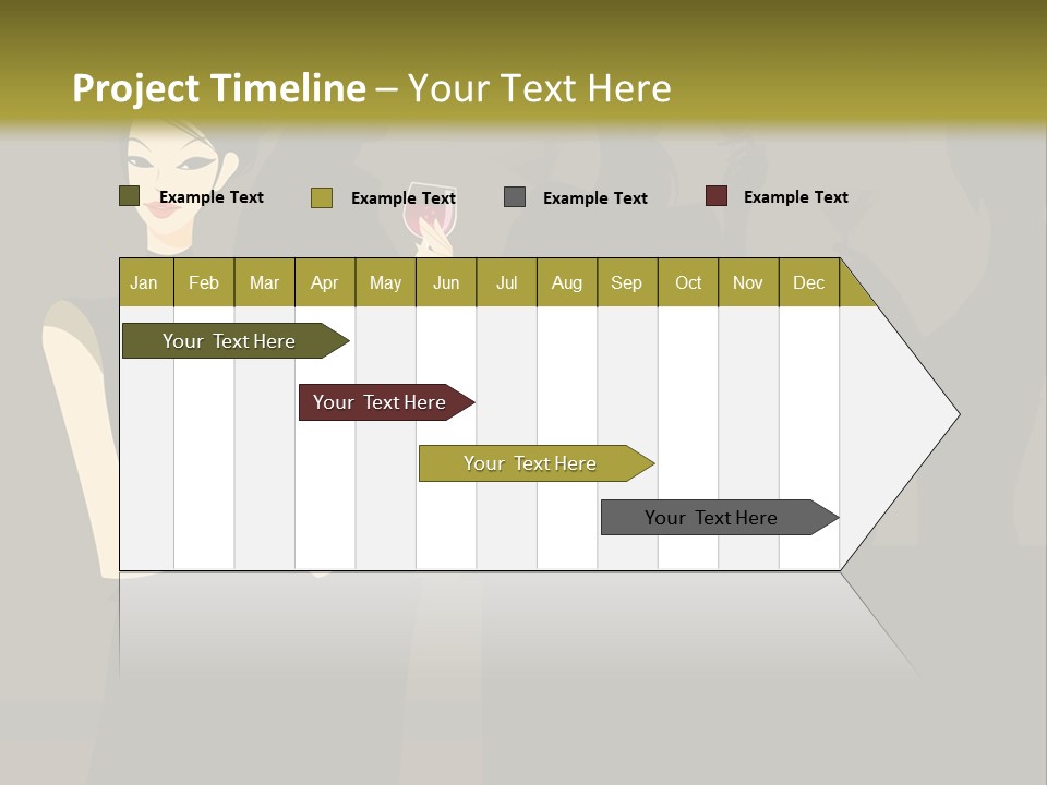 Talk Friends Beauty PowerPoint Template