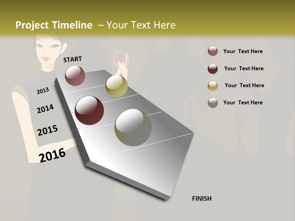 Talk Friends Beauty PowerPoint Template