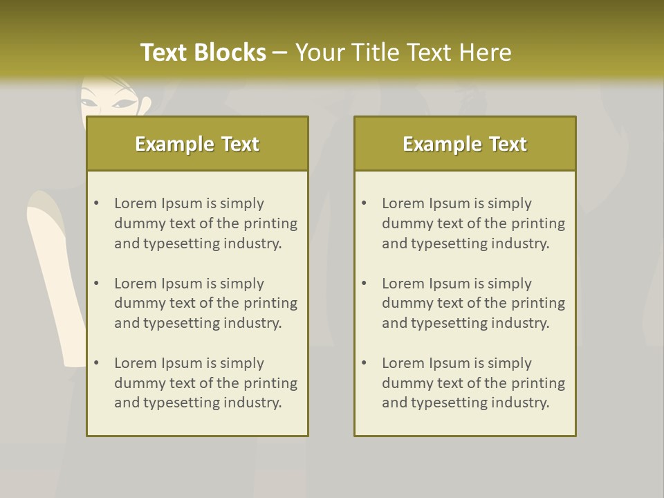 Talk Friends Beauty PowerPoint Template