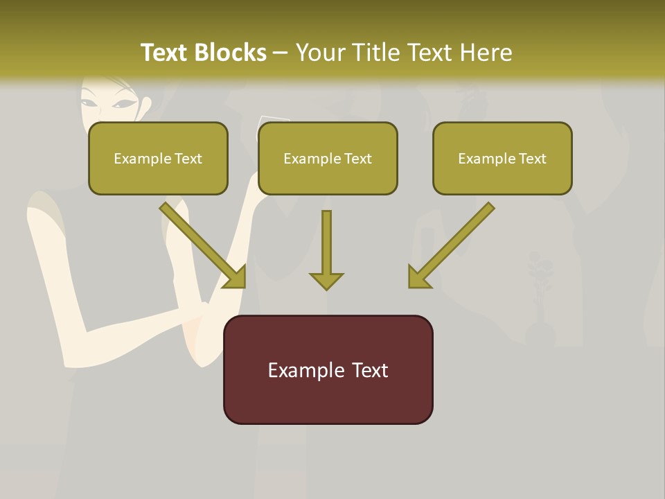 Talk Friends Beauty PowerPoint Template