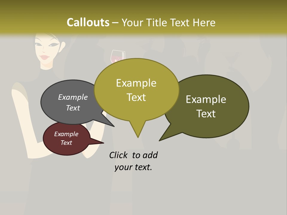 Talk Friends Beauty PowerPoint Template