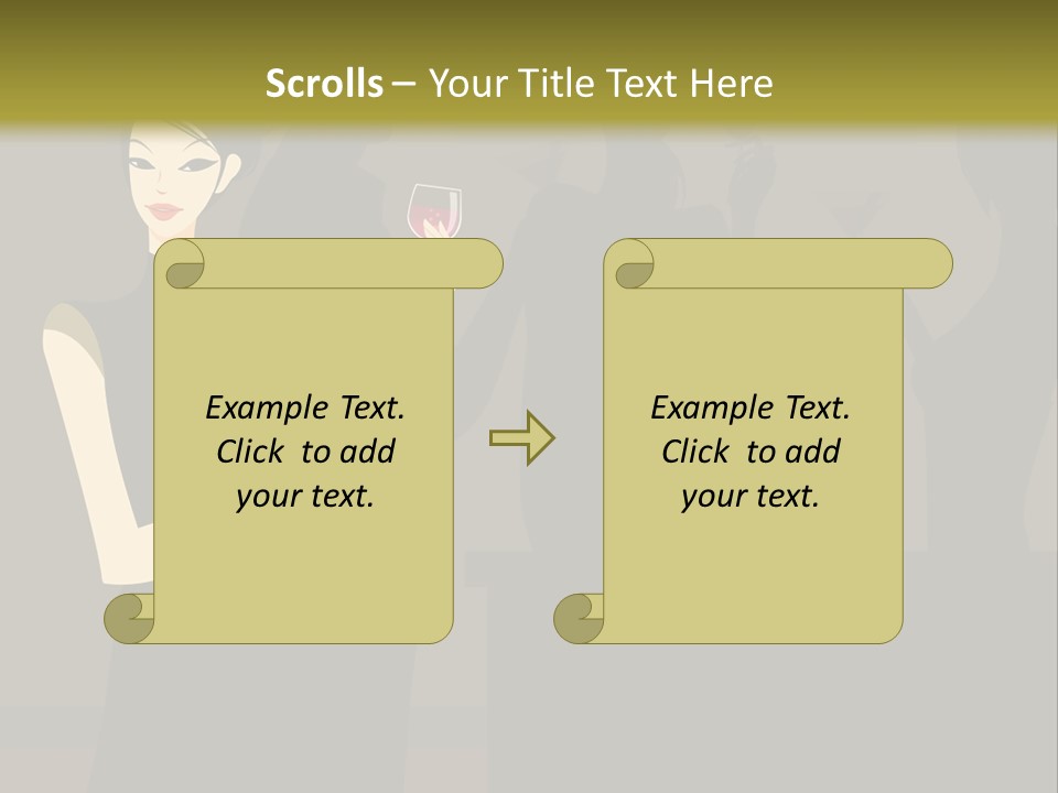 Talk Friends Beauty PowerPoint Template
