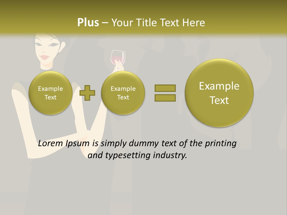 Talk Friends Beauty PowerPoint Template