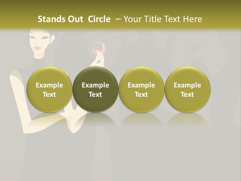 Talk Friends Beauty PowerPoint Template