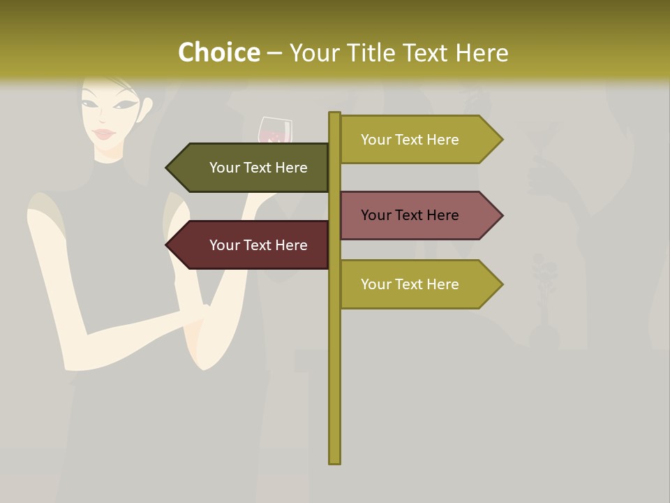 Talk Friends Beauty PowerPoint Template