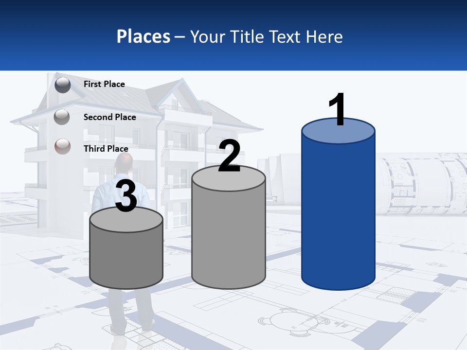 White Man Panel PowerPoint Template