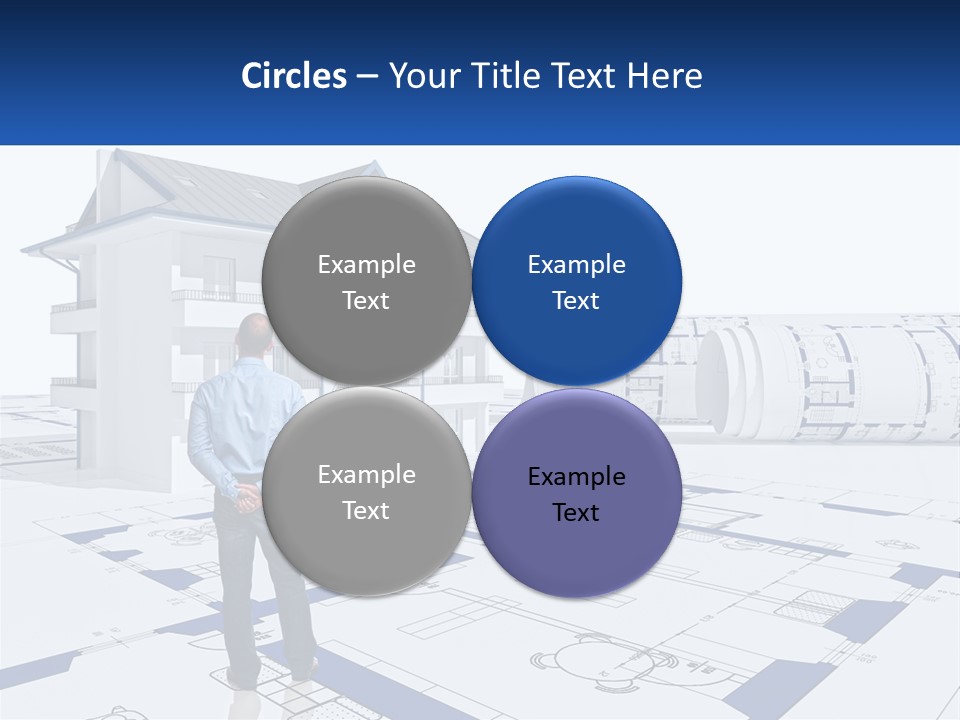 White Man Panel PowerPoint Template