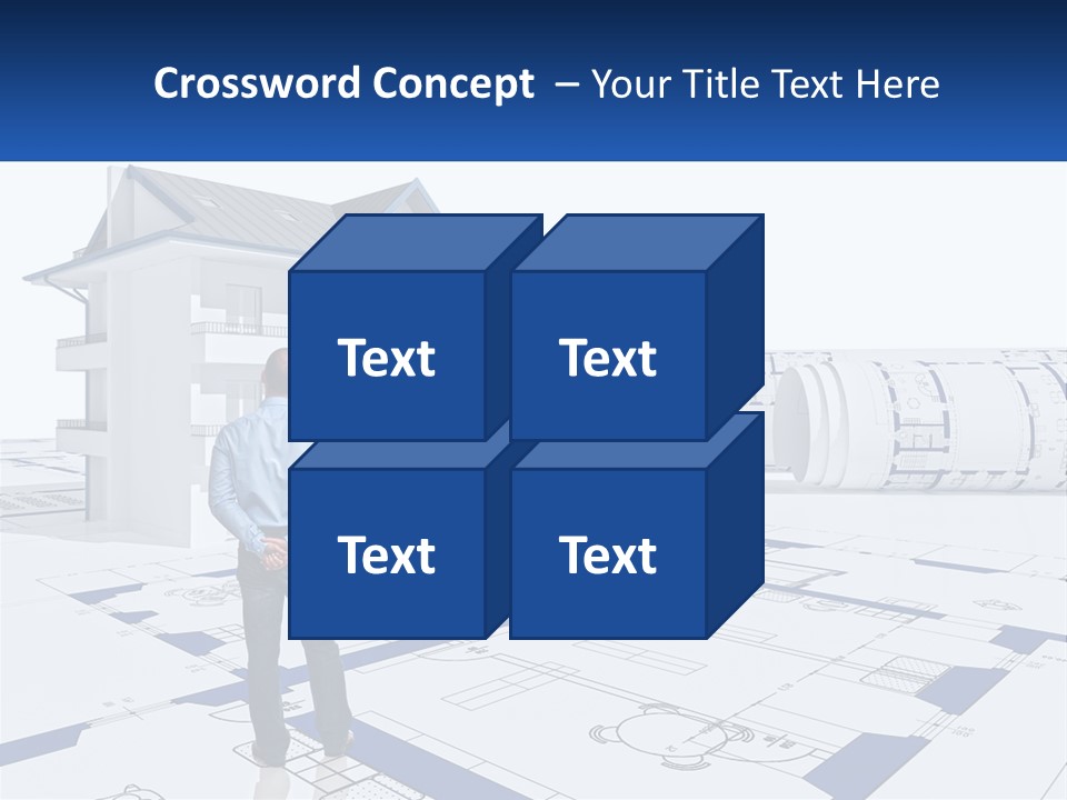 White Man Panel PowerPoint Template