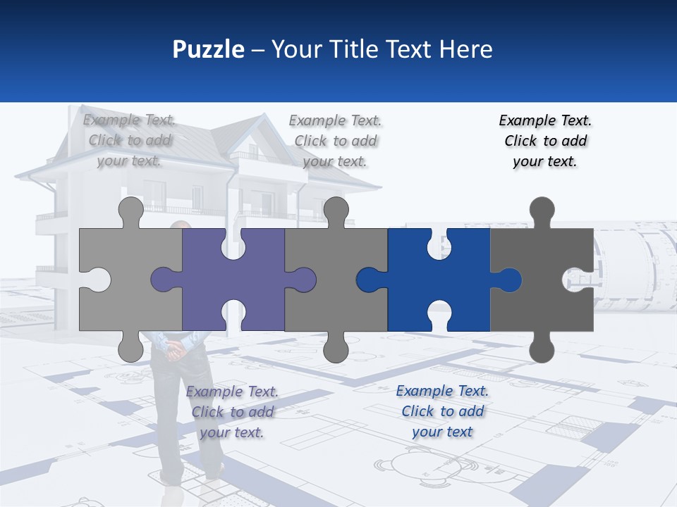 White Man Panel PowerPoint Template