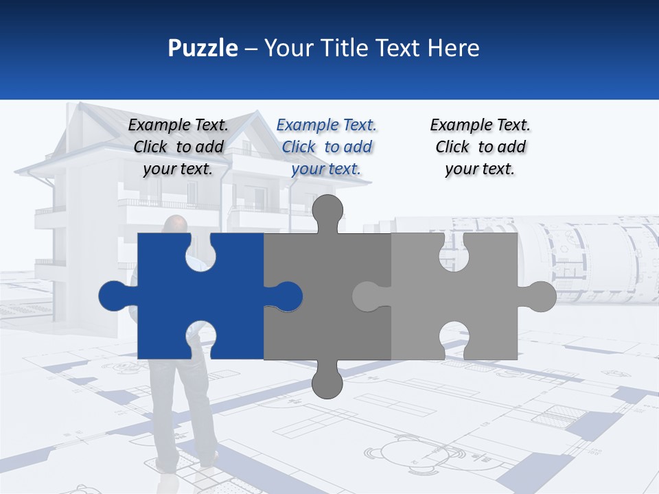 White Man Panel PowerPoint Template