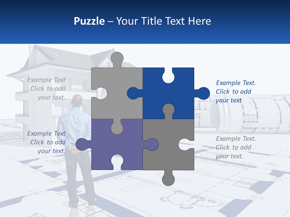 White Man Panel PowerPoint Template