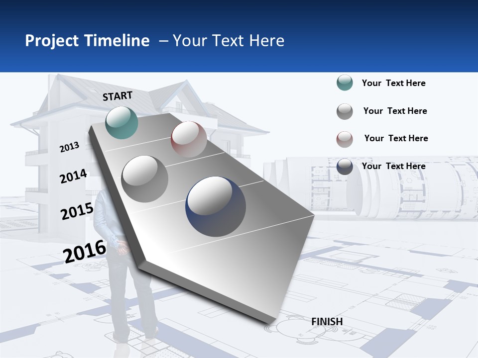 White Man Panel PowerPoint Template